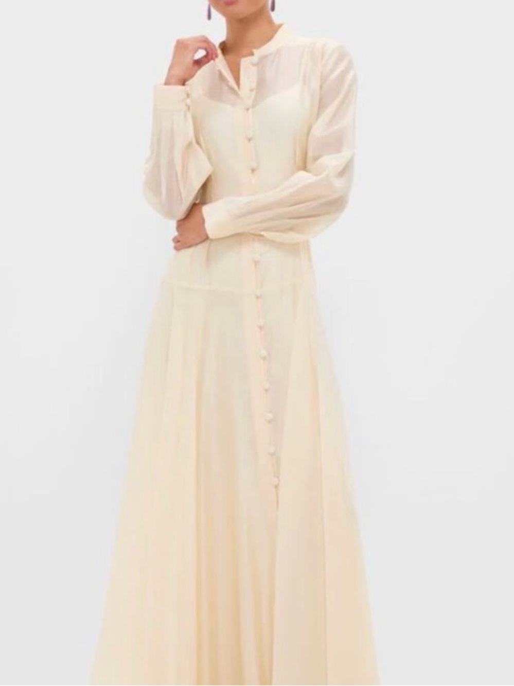 Tuckernuck Champagne Marbella Maxi Dress XS